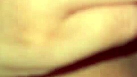 Hot wife spreads juicy ass for husband's bareback anal pounding ending in creamy bedroom creampie