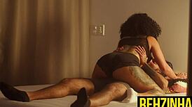 Ever sneaked into your coworker's hotel room for rough ebony anal relief?