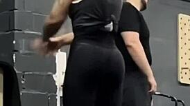 Intense daily crossfit workout session