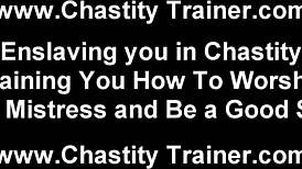 yo your cock's locked up in chastity cage now 😈🔒