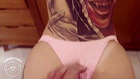 heart pounds seeing bikini redhead fucked in kitchen