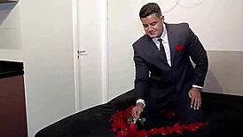 Yuri Gaucho Big Boss Muscular Bodybuilder Handjob Monster Cock Cumshot