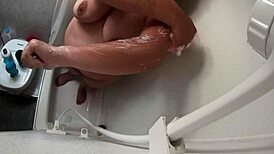 chubby girl next door soaps fat tits in hot shower