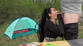 Hungry for dick instead of sandwich from ponytail neighbor girl?!