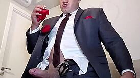 Yuri Gaucho Big Boss Muscular Bodybuilder Handjob Monster Cock Cumshot