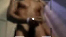 skinny black coach pounds her during outdoor workout