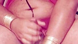 Sexy Shemale Jerks in Tight Dress!