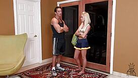 rebecca blue cheerleader sucks and fucks fast eddie relentlessly