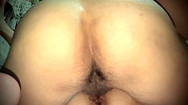 Amateur shaved pink pussy close-up 100 days post virginity loss gets licked wet