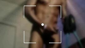 skinny black coach pounds her during outdoor workout