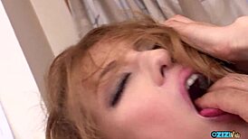 Asian Cutie with Puffy Nipples Opens Ass for Licking Before Doggystyle Cowgirl Ride