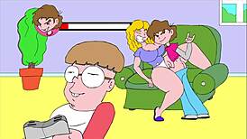 She's just CHILLING on the sofa FLASHING her comic book vibes casually