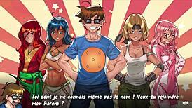 ever wonder how french slut's big ass takes cumshots in harem heroes part 1?