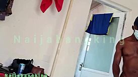 damn this lagos chubby ebony takes monster cock standing doggy 🍆🍑🔥