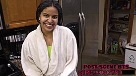 Alix Avery Latex Footjob Humiliation in Perverted Podiatrist Domination Scene