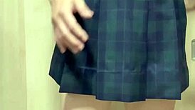 japanese schoolgirl anal plugged in stinky swimsuit