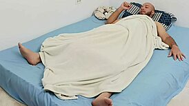 i surprise stepbro with sloppy blowjob then ride cock creampie finish!