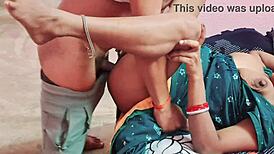 Skinny Indian Virgin's Boyfriend Fingers Her Gaping Asshole and Big Clit