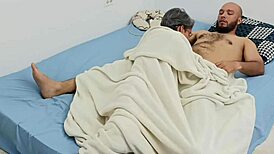 i surprise stepbro with sloppy blowjob then ride cock creampie finish!