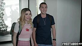 step parents tricked us into nudist beach foursome fuck