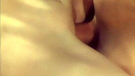 Corina Taylor grins wide taking massive facial cumshot after deepthroat blowjob!