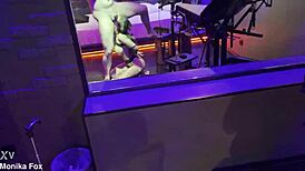 A fan's POV dominates Monika Fox with BDSM anal facefuck pissing and cum gulp part 2