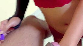 seductive indian teen's legendary deepthroat blowjob skills shine