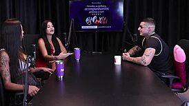 i never thought i'd go passive but this transsexual scene with seven guys made me shine