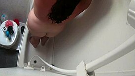 chubby girl next door soaps fat tits in hot shower