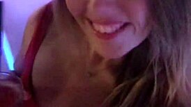 petite 18+ drops panties in vacation toilet for naughty evening