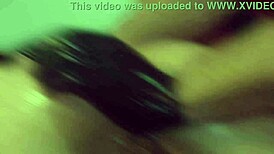 porno slut bends over as gloved fist stretches her pussy and ass wide open