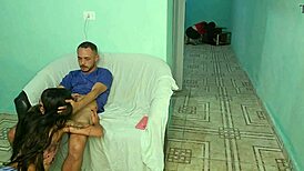 he catches risky sex with his wife's friend on camera