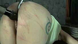 slave spreads her tight muff wide for master