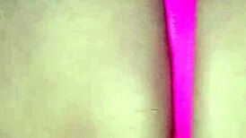 femboy shakes panties in intimate lingerie dance