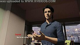 Emily descends into shaved pussy femdom temptation play