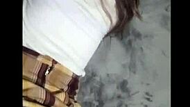 Ay papi it hurts but college student hijastra gets fucked by padrastro real casero