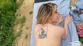 imagine this teen slamming bbc outdoors in risky public spot