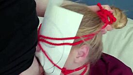 cute babe's ass hole gets bizarre bdsm licking treatment 😈