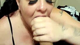 fat milf's wet shaved pussy smashed doggystyle by bbc in garage creampie