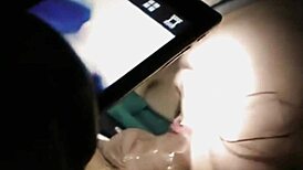 hey check this fat bbw amateur giving a hot pov blowjob to music