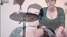 you caught me your dinner party retainer bitch now jerk off while i dominate with strapon