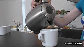 broke stud lets buddy hammer naughty lover for cash in threesome