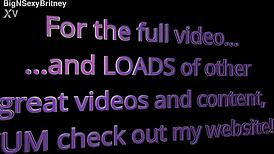 big sexy britney in southern belle cosplay gives deepthroat blowjob facefuck and facial cumshot teaser