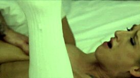 Divine Sinners' Hot Blonde Tattoo Milf Deepthroats Inked Damon's Monster Cock with Biting