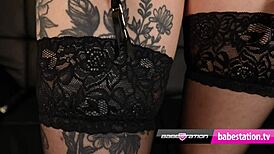 petite british blonde roxy bardot wand dildo orgasm