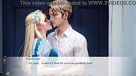 Blondin dyker in i smutsig fitteknull-fantasi för maxkick