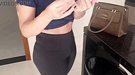 Maid, want my cash for your legging pussy?