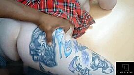 Boardroom slut begs for desk pounding while coworkers watch the bareback action