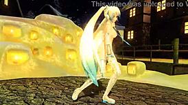 hatsune miku snowman nude mod big tits big ass