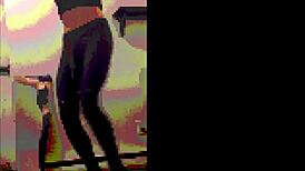 i crave cass's sexy teen dance ripping clothes in hot striptease